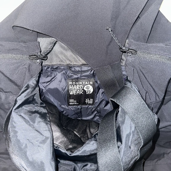 Mountain Hardwear Men's Firefall Bib Size XL Ski Overalls Black Winter NWT $229 - Picture 8 of 13
